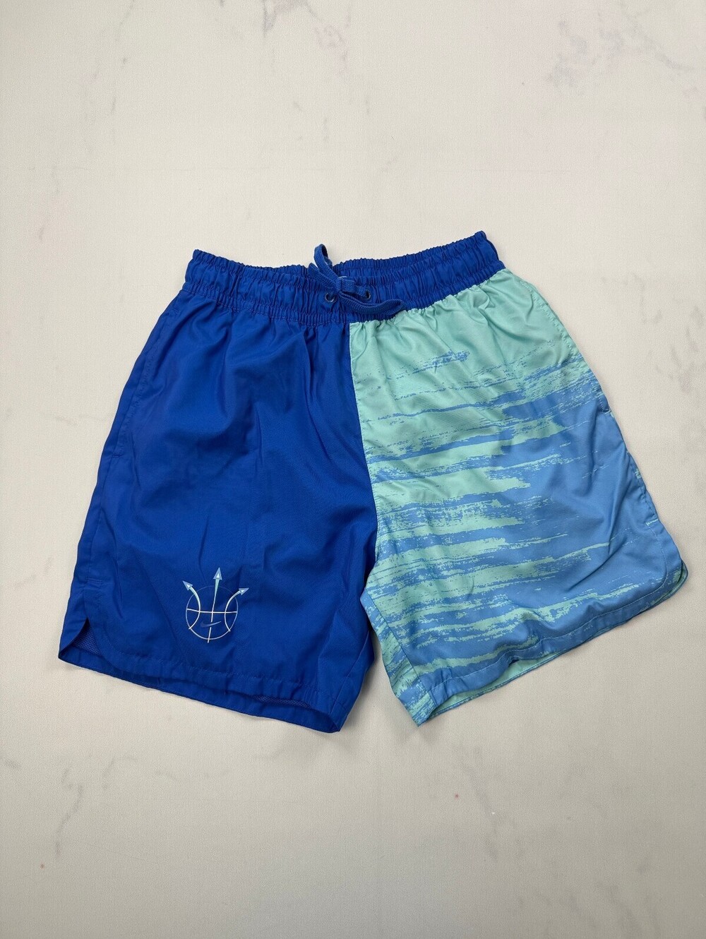 Nike Woven Flow Athletic Shorts Blue Modern Streetwear - Mens S